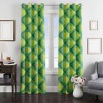 the sims iconic green crystal logo window curtain 0