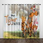 the tigger movie curtains pattern blackout window drapes 0