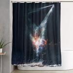 they lied to me shower curtain 0