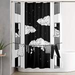 thinking about you shower curtain 0
