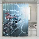 thunder justice league shower curtains 0