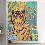 tiger shower curtain 0