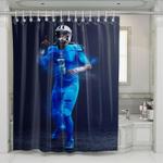 titans player of football nfl blue shower curtains 0