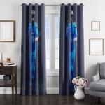 titans player of football nfl blue window curtain 0