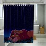 together mufasa and simba disney shower curtains 0