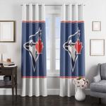 toronto blue jays mlb bird window curtain 0