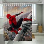 tower spiderman far from home shower curtains 0