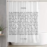 travel far and often shower curtain 0