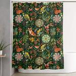 treasures of the emerald woods shower curtain 0