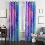 triangle geometry line pattern window curtain 0