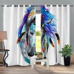 tribal horse native american pride living room curtain fantastic idea gift blackout window curtains 100 polyester 417 1079 0