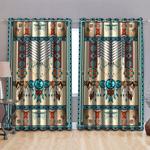 tribal pattern print native american style blackout curtain decor item blackout window curtains 100 polyester 417 1079 1 0