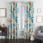 tron legacy hexagon futuristic window curtain 0