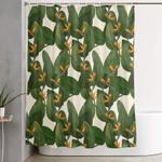 tropical floral shower curtain 0