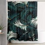 tropical jungle night shower curtain 0