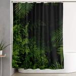 tropical jungle shower curtain 0