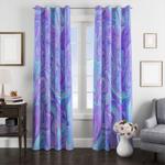 turbulence purple blue liquid window curtain 0