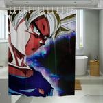 turbulent dragon ball goku shower curtains 0
