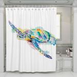 turtle colorful shower curtains 0