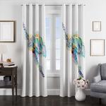 turtle colorful window curtains 0