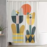 two flowers shower curtain 0