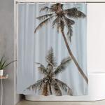 two palm trees shower curtain 0