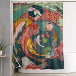 ukiyo e tale the creative circle shower curtain 0