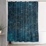 under constellations shower curtain 0