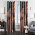 universe fill with big planet window curtain 0