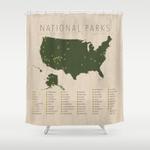 us national parks shower curtain 0