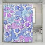 vaporeon kawaii species shower curtains 0