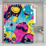 vector adventure time shower curtains 0