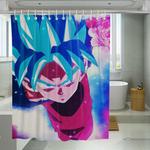 vector dragon ball goku shower curtains 0