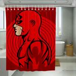 vector of daredevil superhero marvel shower curtains 0