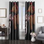 vector of iverson nba player window curtain 0