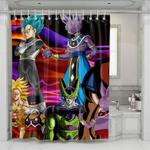 vegeta and another character shower curtains 0