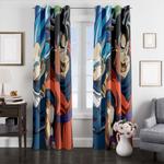 vegeta and goku window curtains 0