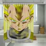 vegeta dragon ball super yellow shower curtains 0