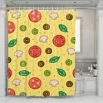 vegetable thick with sparkle shower curtains 0