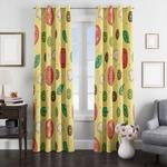 vegetable thick with sparkle window curtain 0
