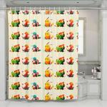 venusaur ivysaur and friends shower curtains 0