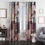 very cute character summer camp island window curtains 0