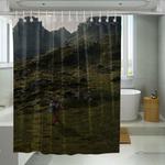 view of death stranding game visual shower curtains 0