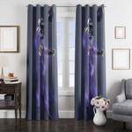 vikings player throwing the ball window curtain 0