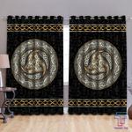 vikings triskele celtic knot rune window curtains viking symbol warriors blackout window curtains 100 polyester 417 1079 0