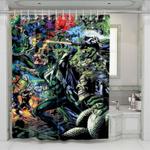 villains dc comics war shower curtains 0