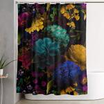 vintage shabby chic night affaire shower curtain 0
