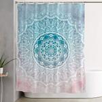 vintage spring lace mandala shower curtain 0