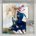 violet evergarden anime shower curtains 0