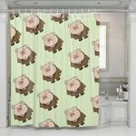 waddles from gravity falls shower curtains 0